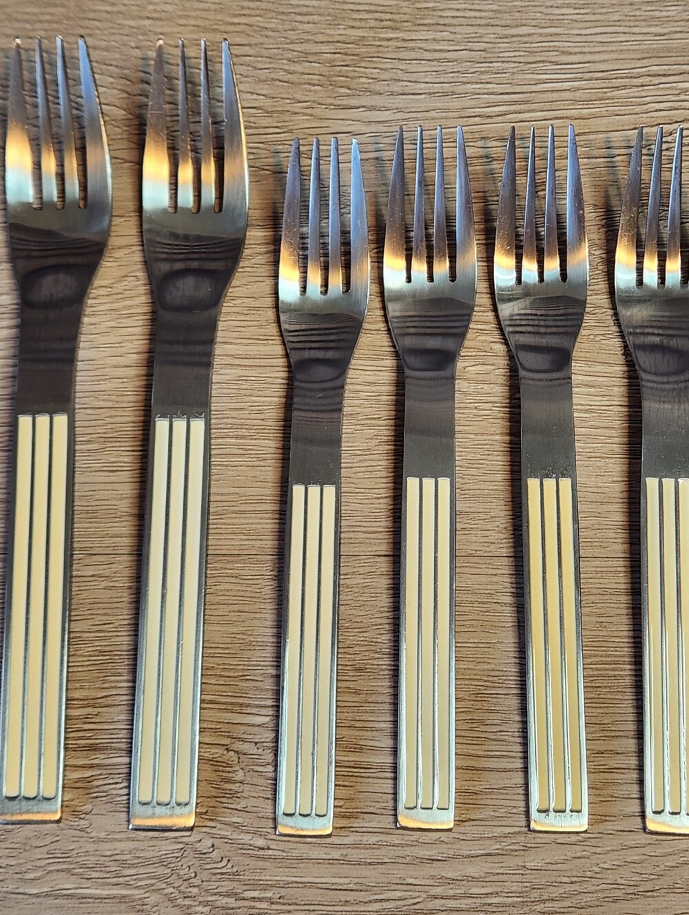 Dansk Ivory Stainless Steel Flatware 6 Forks Japan Pre-Owned